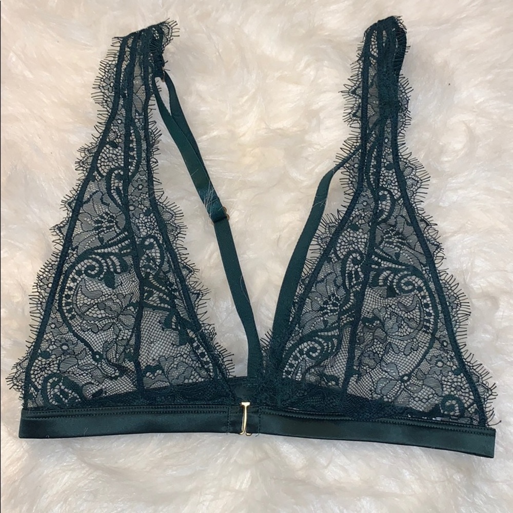 Forever 21 Green Lace Bralette